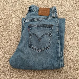 Levi’s ribcage straight leg jeans